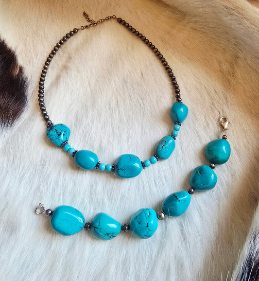 The Chunky Turquoise Set