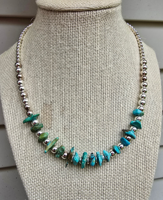 Turquoise & Silver Necklace