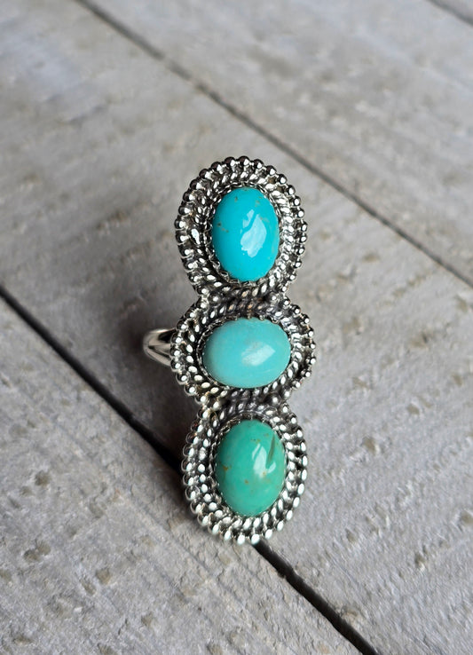 Kingman Turquoise Ring