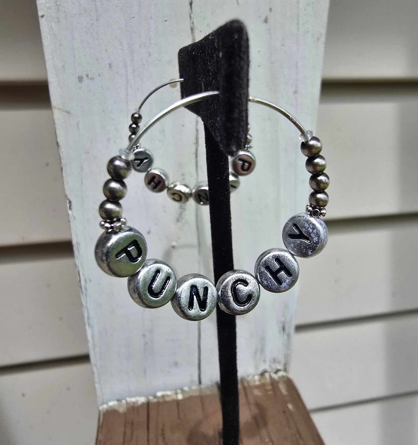 "Punchy" Hoop Earrings