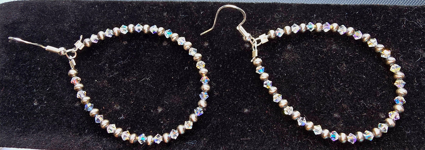 Swarovski Crystal & Pearl Earrings