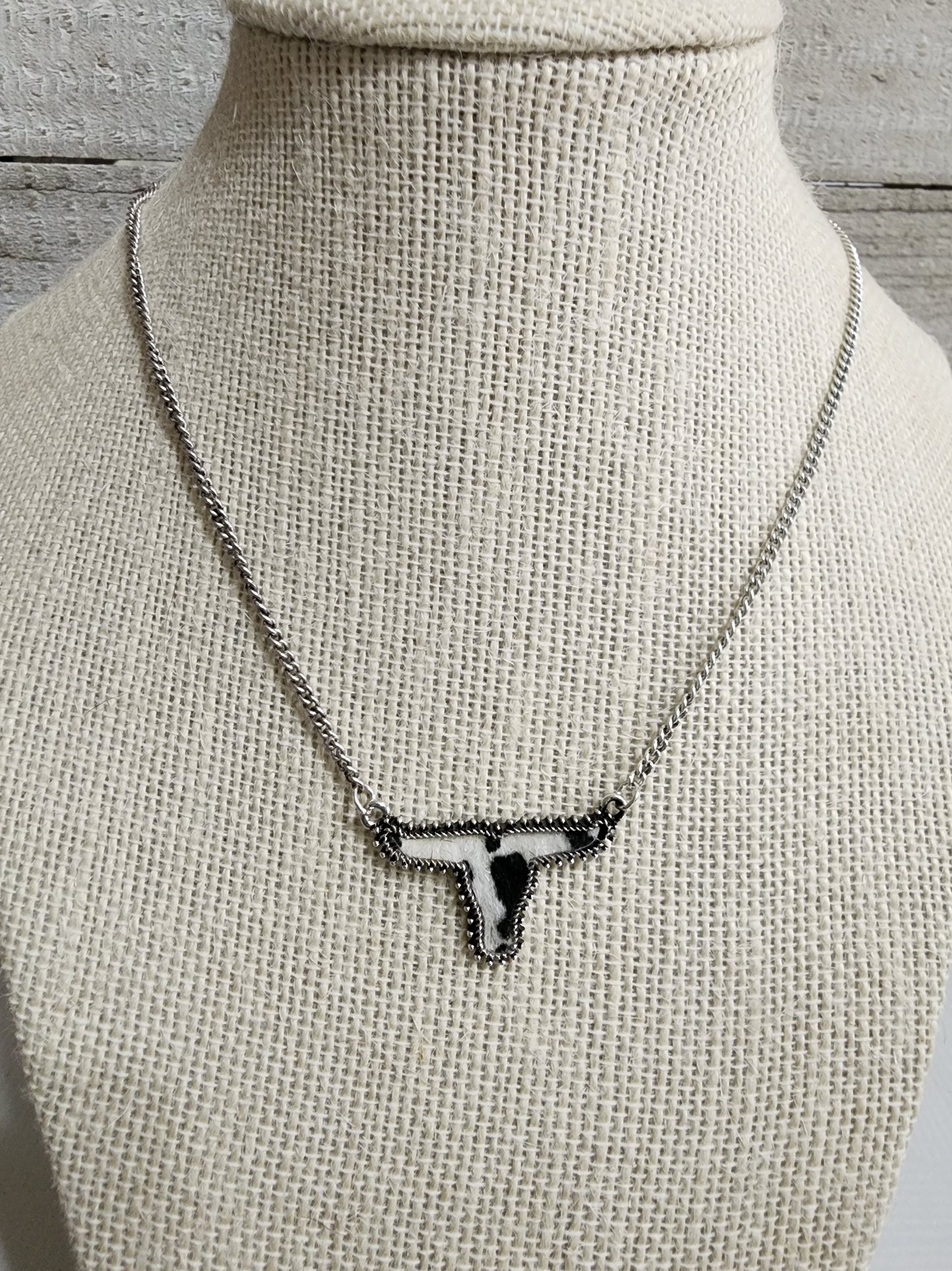 Longhorn Charm Necklace