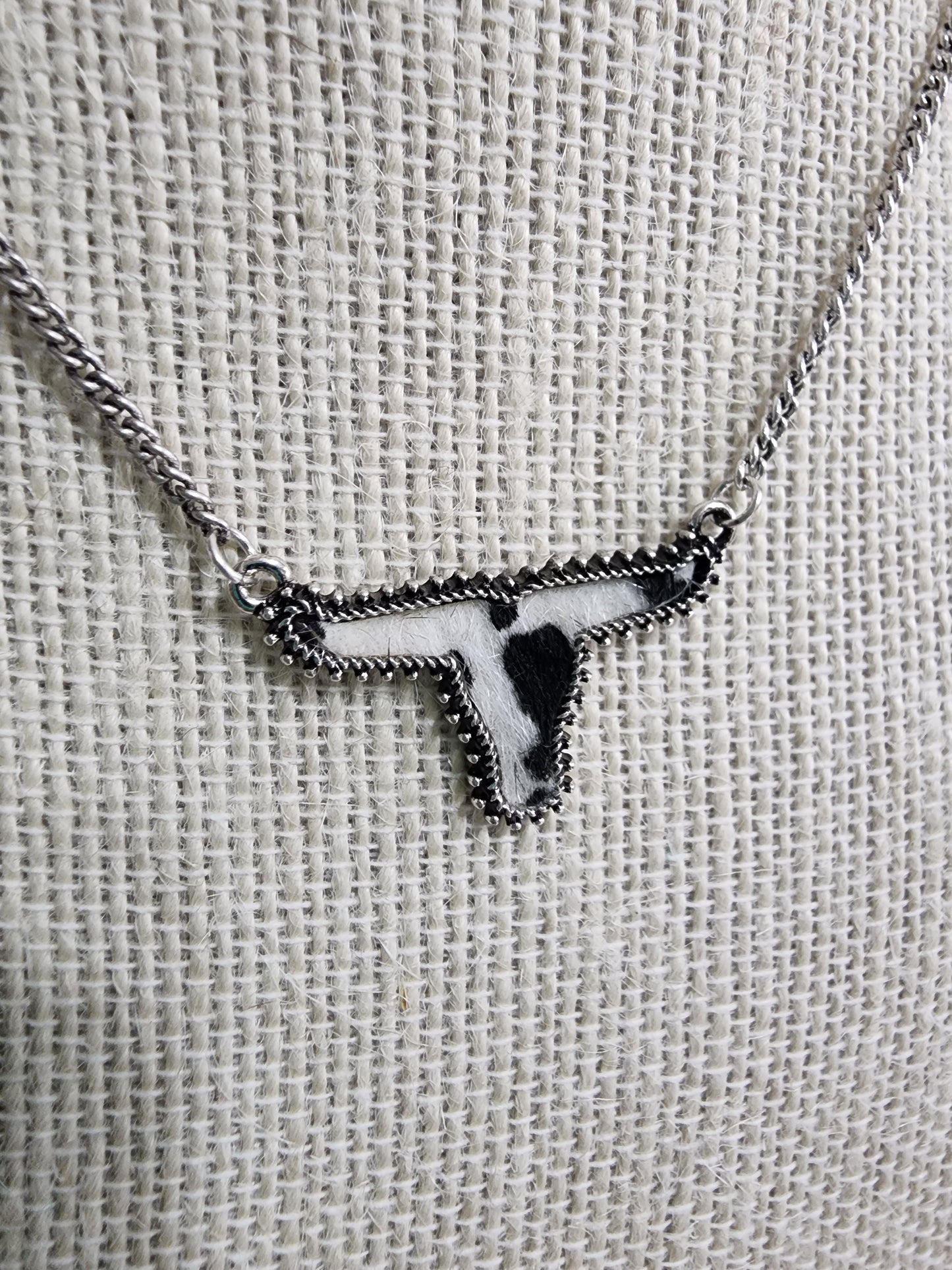 Longhorn Charm Necklace