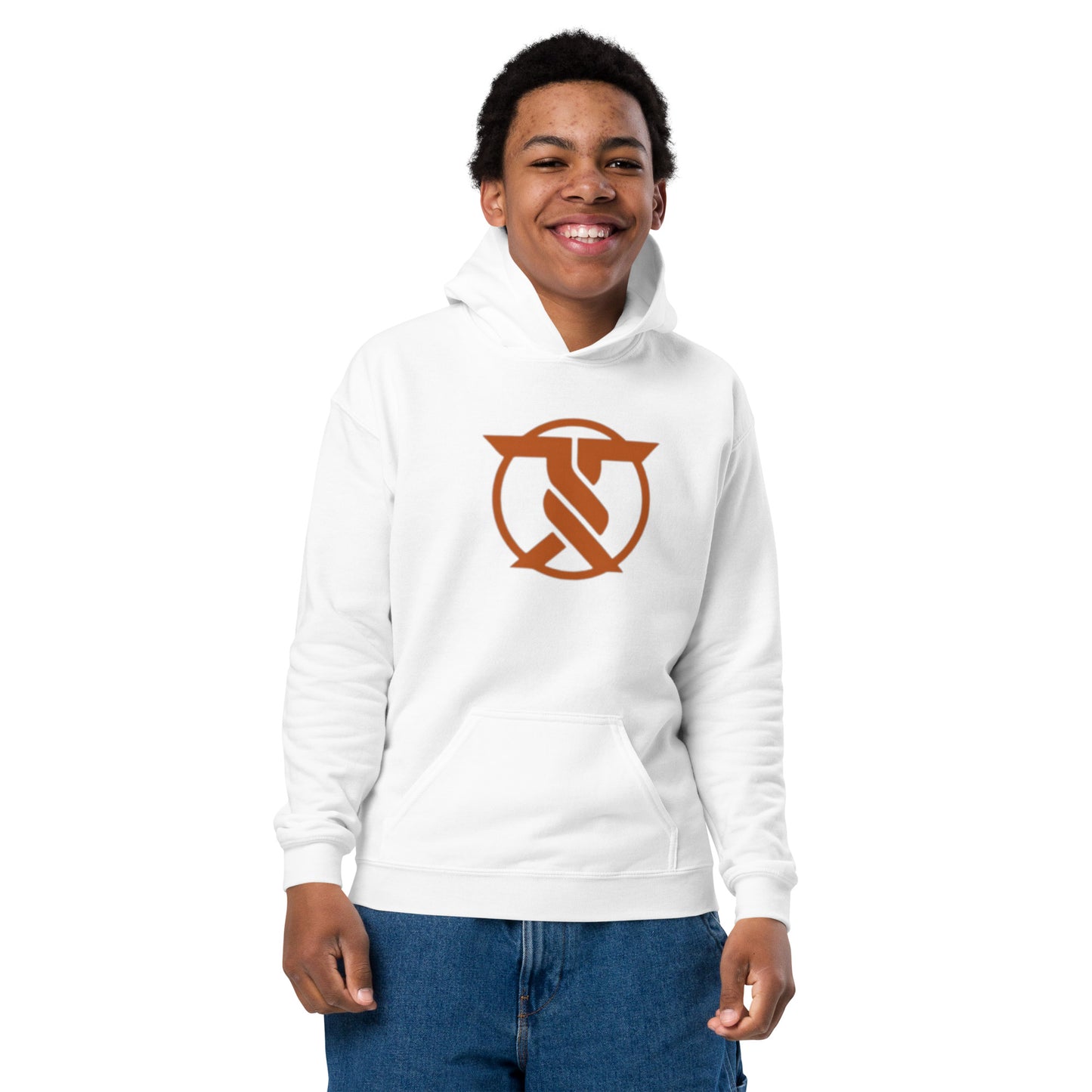 Youth Heavy Blend Hoodie Front Print